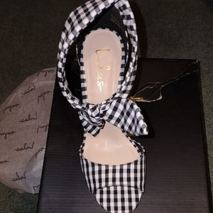 Lulu's Covington Gingham heels